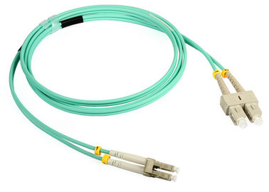 Cavo di toppa a fibra ottica del duplex SC-LC del rivestimento di LSZH per la rete ottica di accesso