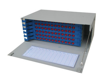 la scatola di distribuzione a fibra ottica di 48core 3U ODF, scaffale ha montato la struttura